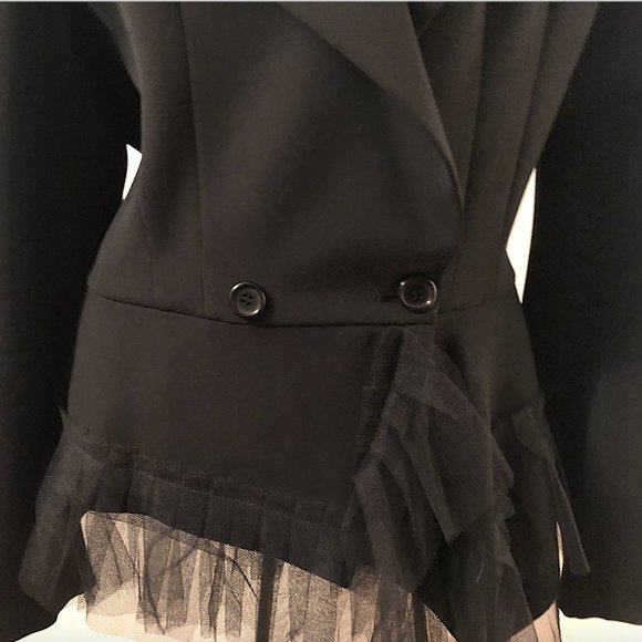 Ivan Grundahl beautiful black jacket with tool bottom never worn. - Picture 6 of 12